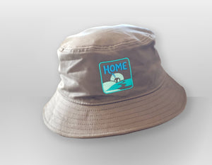 ‘Home’ bucket hat<br> Unisex Embroidered (Adult)